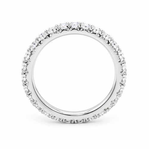 Lucy - Wedding Band 14K White Gold Nura Lab