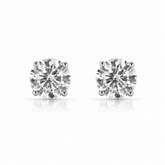 Emilia - Lab Grown Diamond Stud Earrings