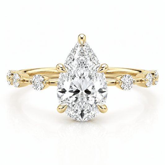 Paige - Unique Lab Grown Diamond Engagement Ring