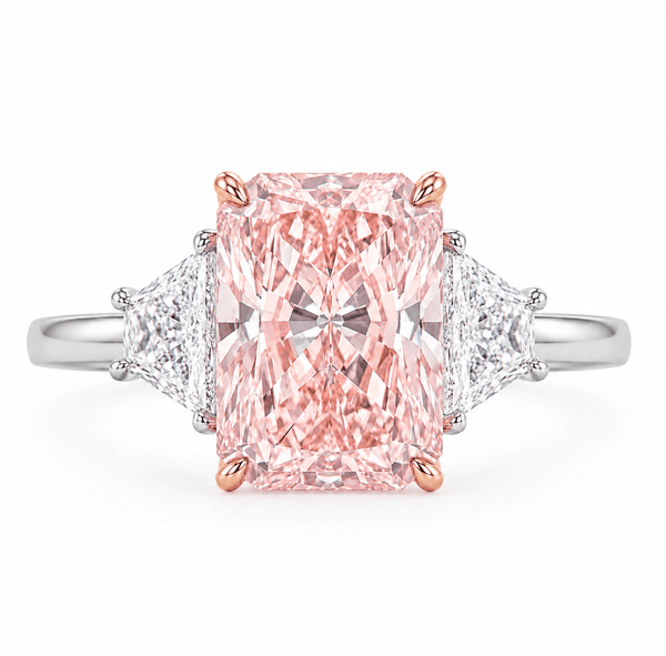 Meryl - Trilogy Radiant Cut Pink Diamond