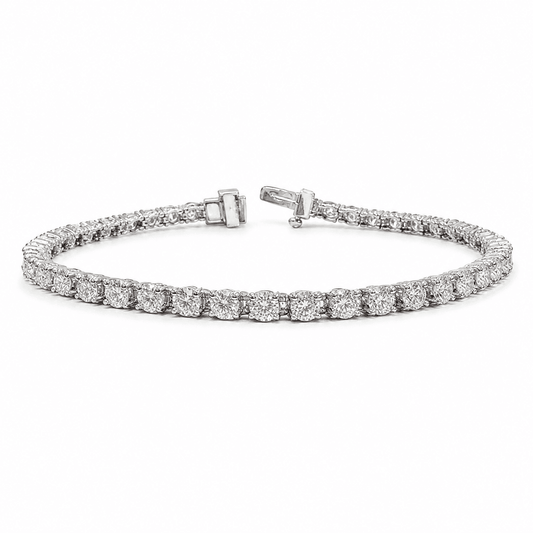 3.5 Carat Lab Grown Diamond Tennis Bracelet