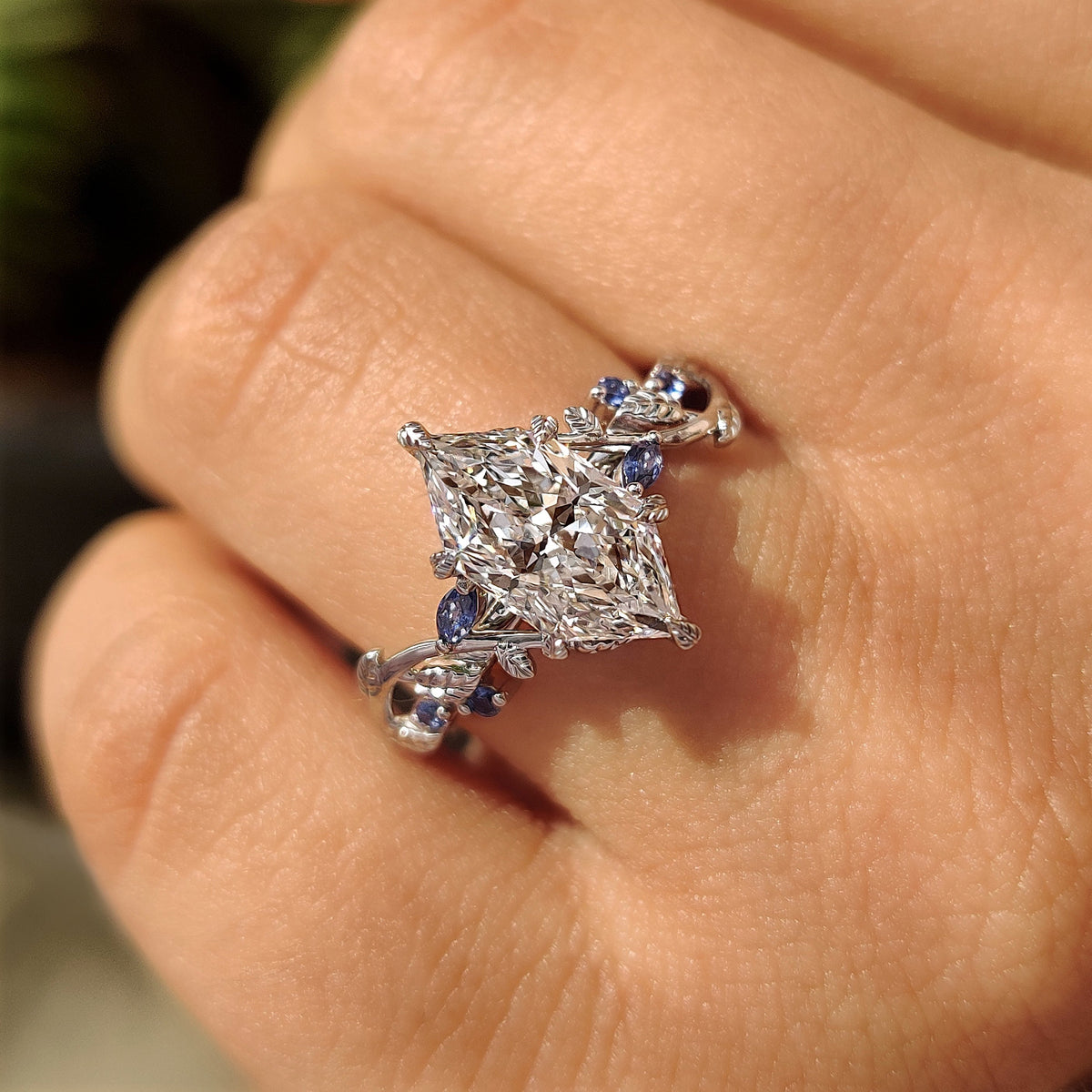 Elodie Hope - Dutch Marquise Diamond Ring in Cluster Setting