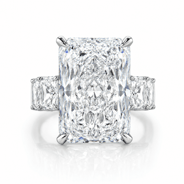 Gaby - Radiant U-Pavé Lab-Grown Diamond Ring