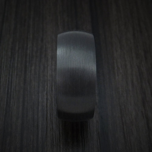 Legacy XII - Black Zirconium and Ziricote Hardwood Sleeve Men's Wedding Ring - view 3 - Nura Lab