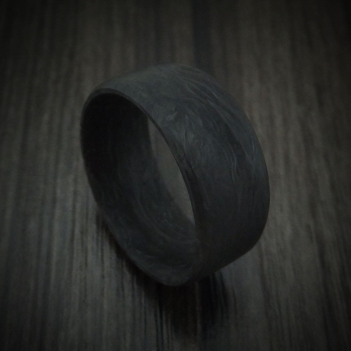 King James XIV - Solid Forged Carbon Fiber Men's Wedding Ring Band - Nura Lab