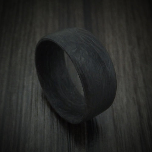 King James XIV - Solid Forged Carbon Fiber Men's Wedding Ring Band - Nura Lab
