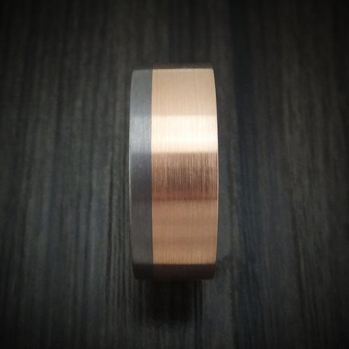 Legacy XIII - Tantalum and 14K Gold Men's Wedding Ring Band - view 3 - Nura Lab