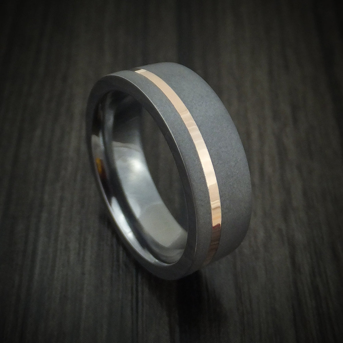 Stronghold XIII - Tantalum and 14K Gold Men's Wedding Ring - Nura Lab