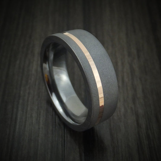 Stronghold XIII - Tantalum and 14K Gold Men's Wedding Ring - Nura Lab