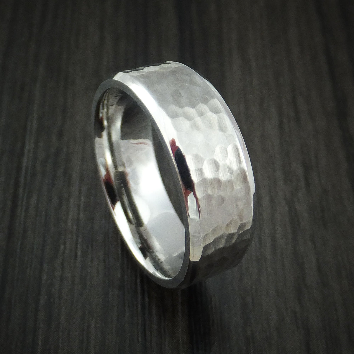 King Henry XVIII - Inconel Hammer Finish Wedding Ring Engagement Men's Ring - Nura Lab