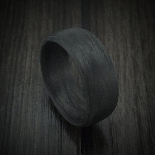 Spartan XIV - Solid Carbon Fiber Men's Wedding Ring Pattern Band - Nura Lab
