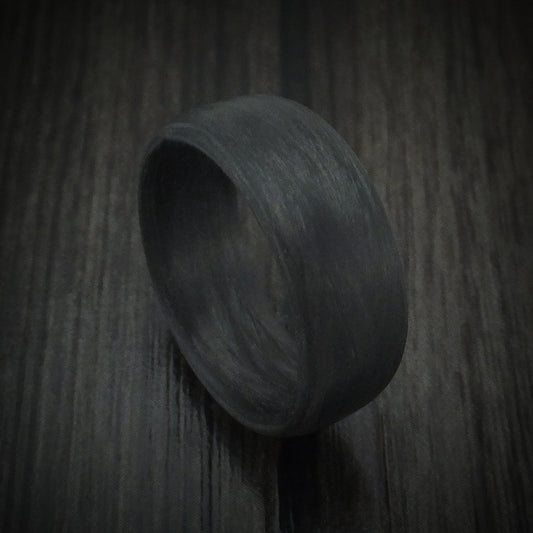 Spartan XIV - Solid Carbon Fiber Men's Wedding Ring Pattern Band - Nura Lab