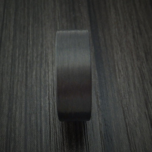 Blackstone XIV - Solid Carbon Fiber Men's Wedding Ring Pattern Band - view 3 - Nura Lab