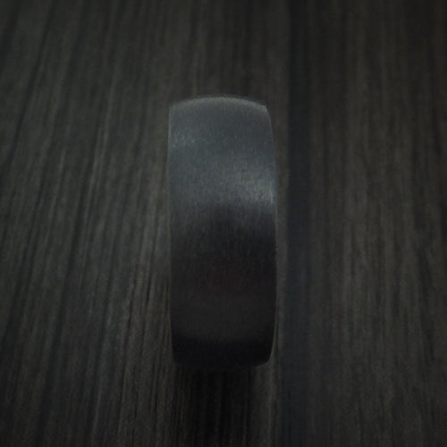 Admiral XVII - Black Zirconium with Gold Anodized Sleeve Men's Wedding Ring Choose Your Color - view 2 - Nura Lab