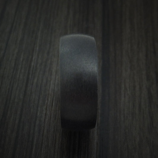Admiral XVII - Black Zirconium with Gold Anodized Sleeve Men's Wedding Ring Choose Your Color - view 2 - Nura Lab