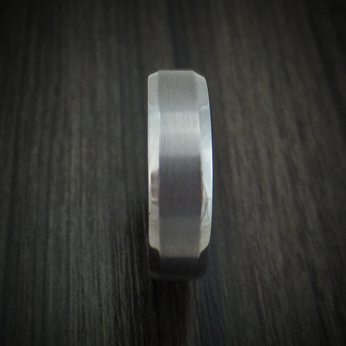 Hector XII - Tantalum Men's Wedding Ring with Wood Sleeve Band - view 3 - Nura Lab