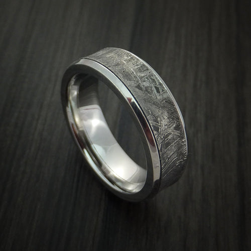 Hunter XVII - Inconel and Gibeon Meteorite Men's Wedding Ring - Nura Lab