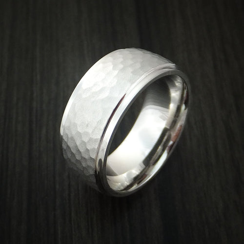 Spartan XVIII - Inconel Hammered Men's Wedding Ring - view 4 - Nura Lab