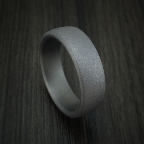 Echelon XIII - Tantalum Band with Sand Finish Men's Wedding Ring - Nura Lab