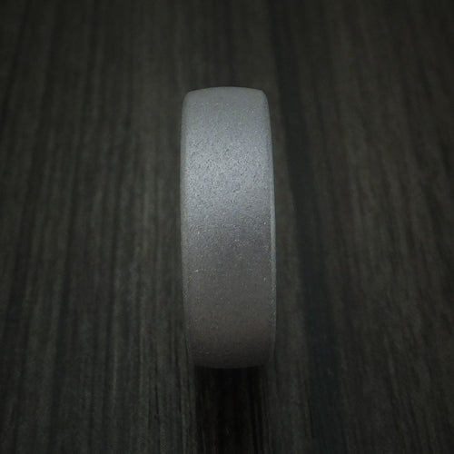 Echelon XIII - Tantalum Band with Sand Finish Men's Wedding Ring - view 3 - Nura Lab