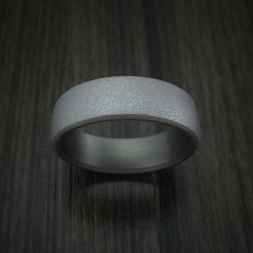 Echelon XIII - Tantalum Band with Sand Finish Men's Wedding Ring - view 2 - Nura Lab