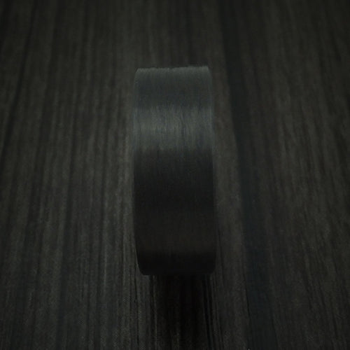 Highland XIV - Solid Carbon Fiber Men's Wedding Ring with Anodized Sleeve - view 3 - Nura Lab