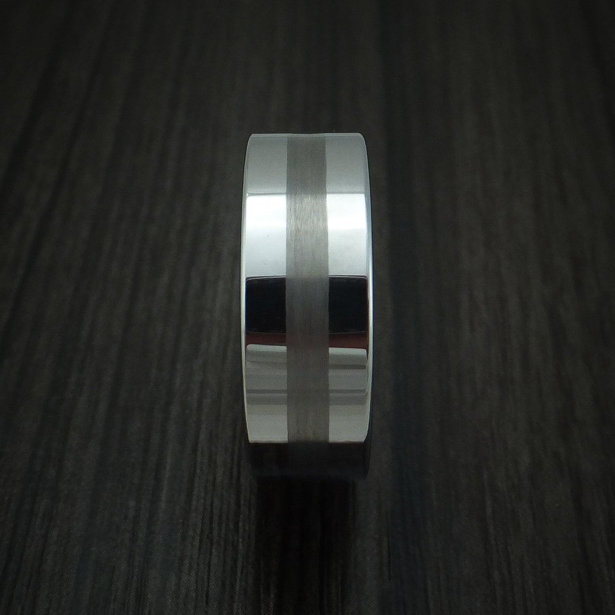 Achilles XVI - Tungsten Band Men's Wedding Ring - view 3 - Nura Lab
