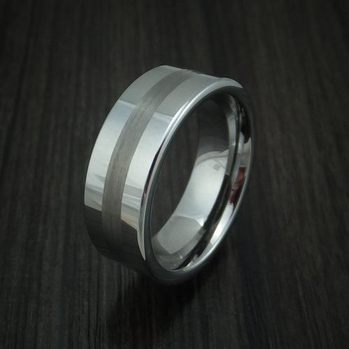 Achilles XVI - Tungsten Band Men's Wedding Ring - view 4 - Nura Lab