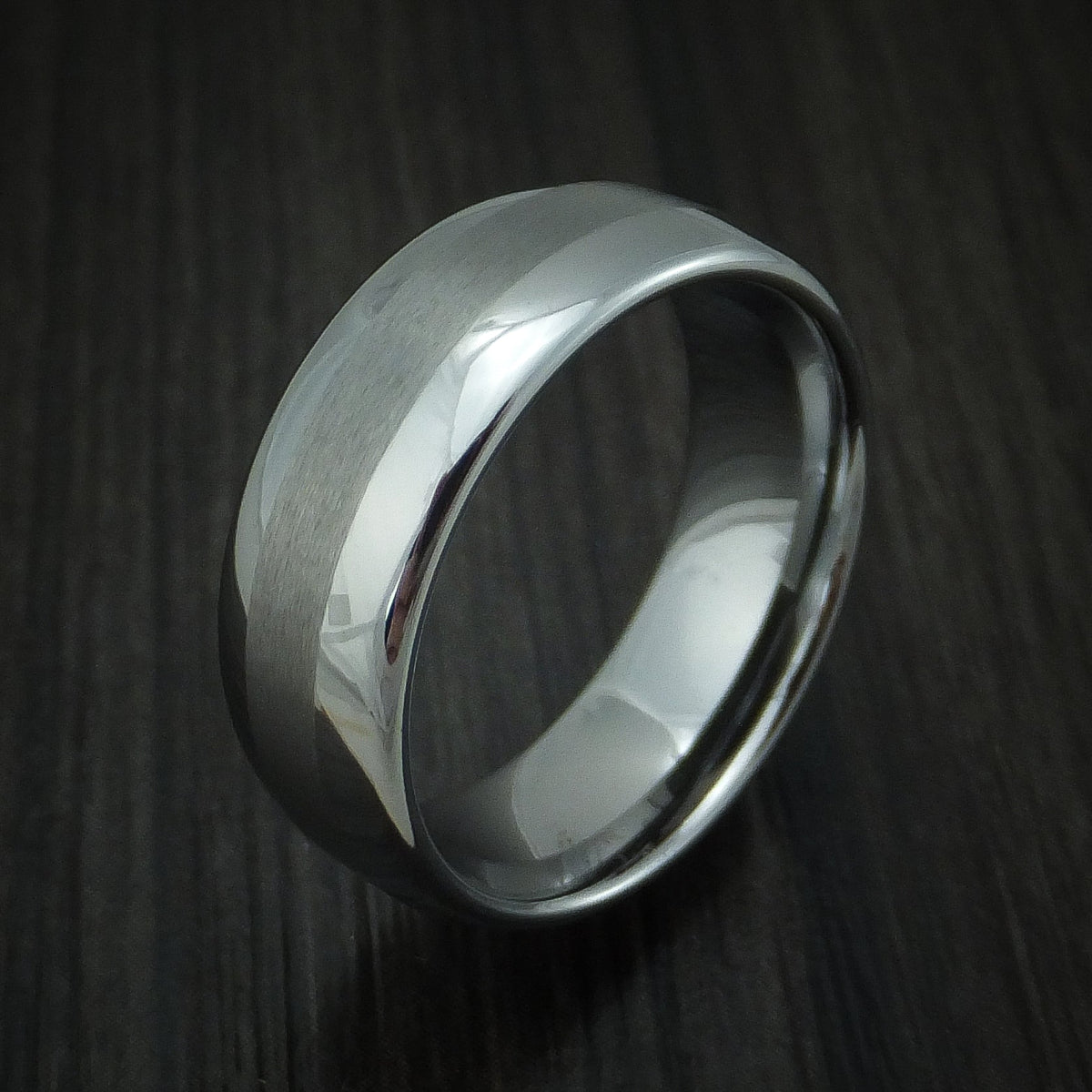 Tasman XV - Tungsten Band Men's Wedding Ring - view 3 - Nura Lab