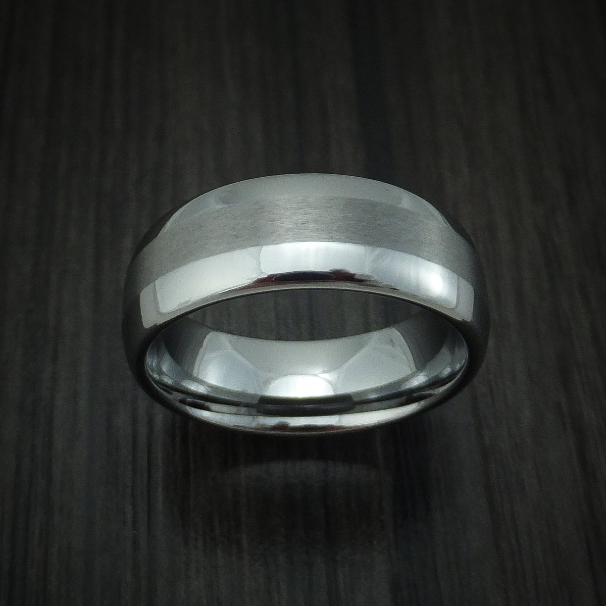 Tasman XV - Tungsten Band Men's Wedding Ring - view 2 - Nura Lab
