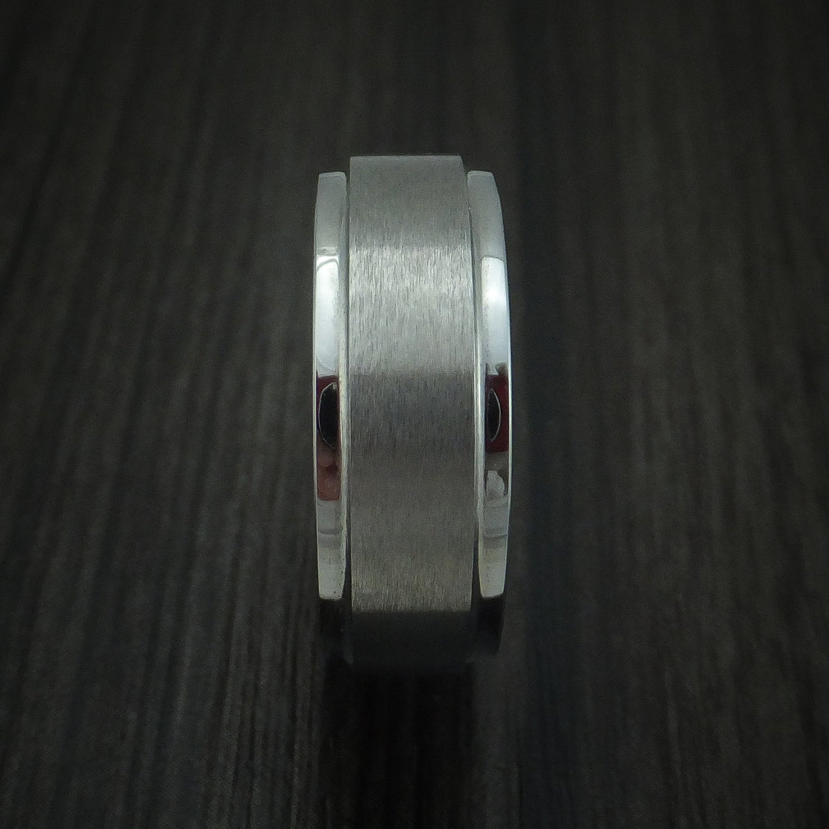 Fortress XV - Tungsten Band Men's Wedding Ring - view 3 - Nura Lab