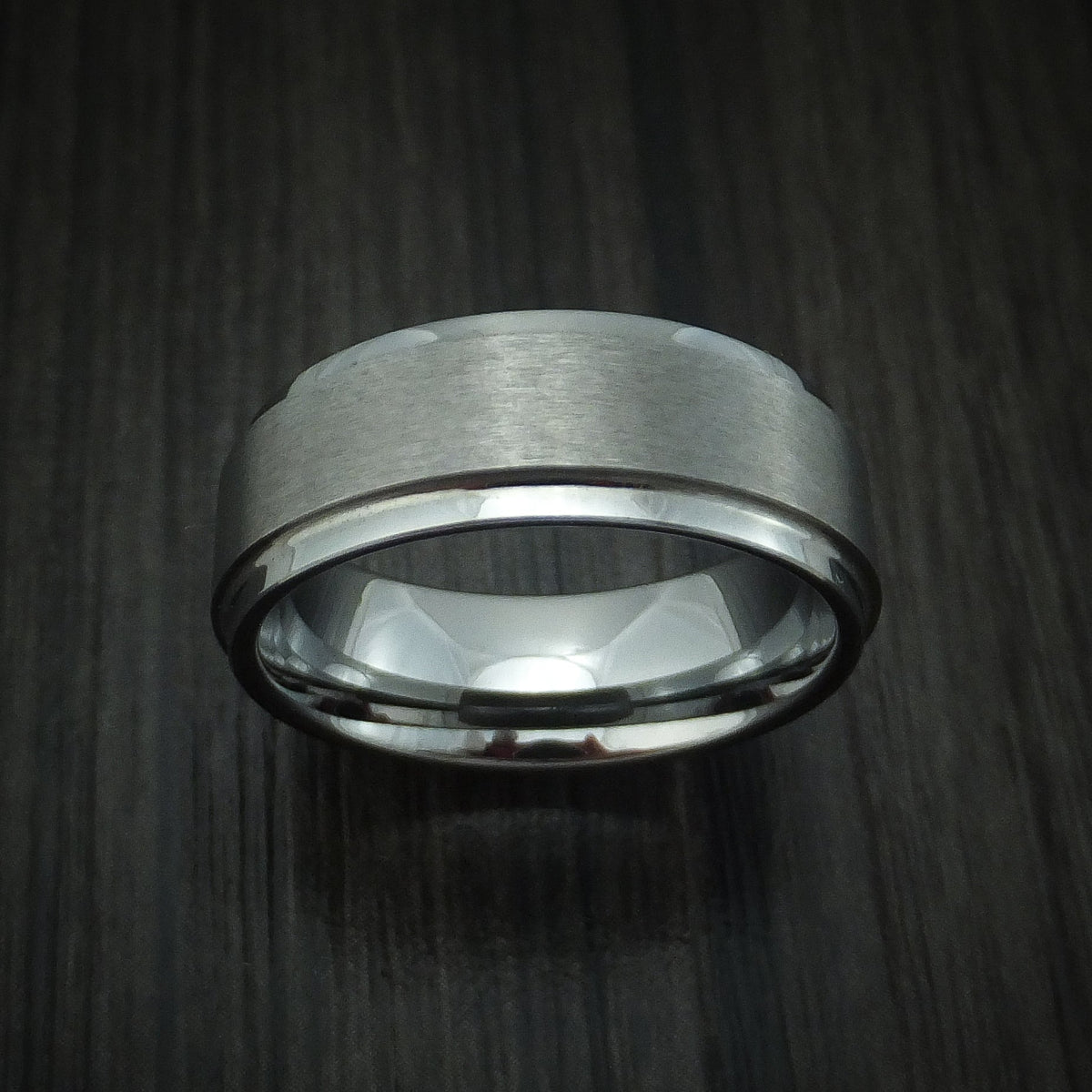 Fortress XV - Tungsten Band Men's Wedding Ring - view 2 - Nura Lab