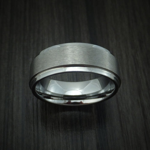 Fortress XV - Tungsten Band Men's Wedding Ring - view 2 - Nura Lab