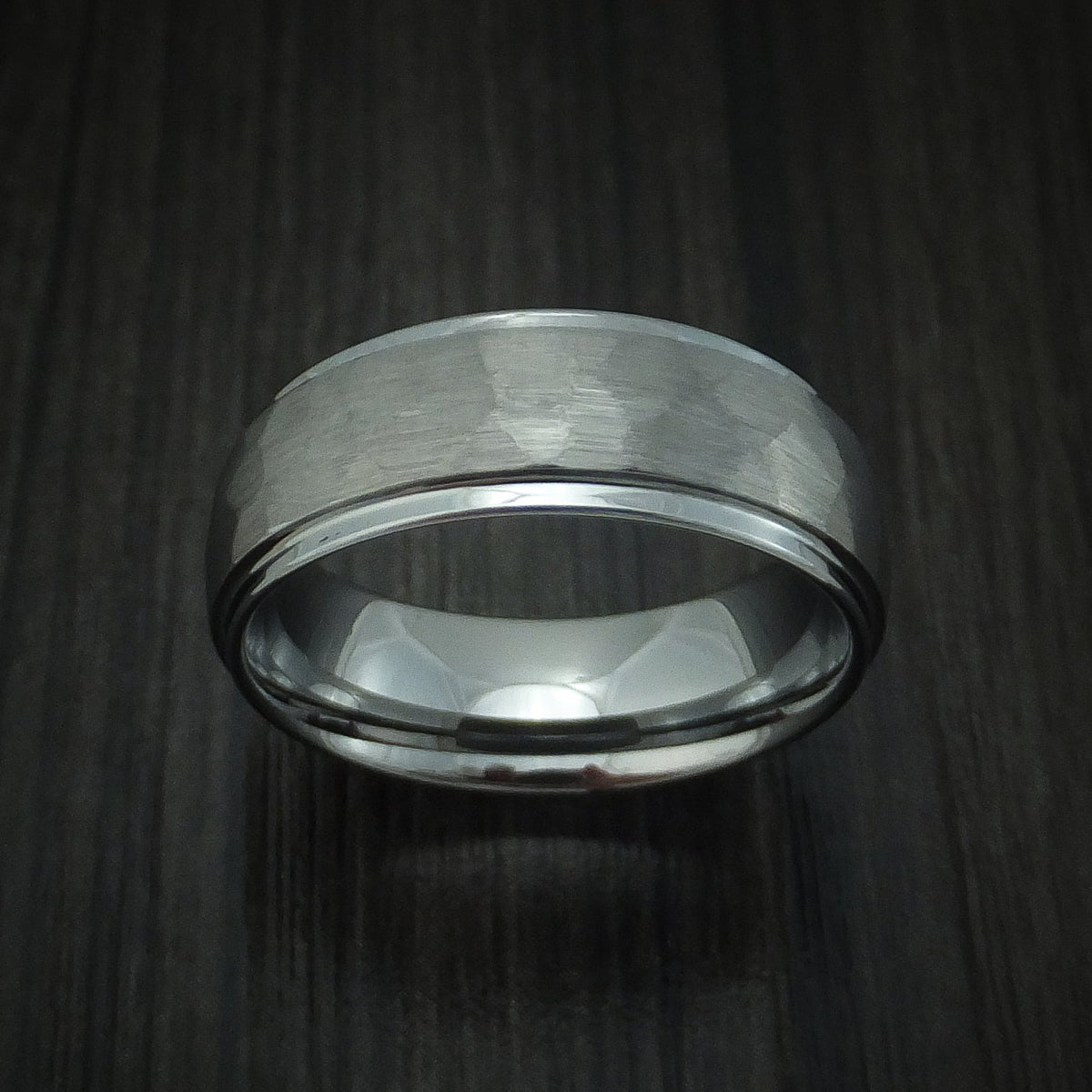 Fiord XV - Tungsten Band Men's Wedding Ring - view 2 - Nura Lab