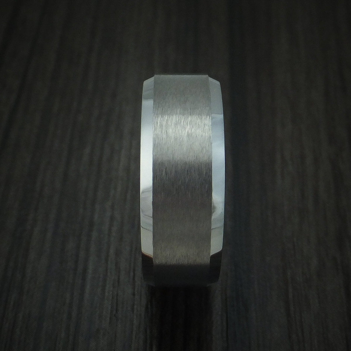 Orion XV - Tungsten Band Men's Wedding Ring - view 3 - Nura Lab