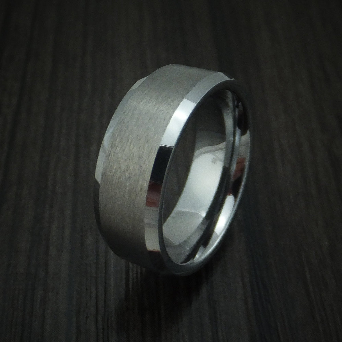 Orion XV - Tungsten Band Men's Wedding Ring - view 4 - Nura Lab