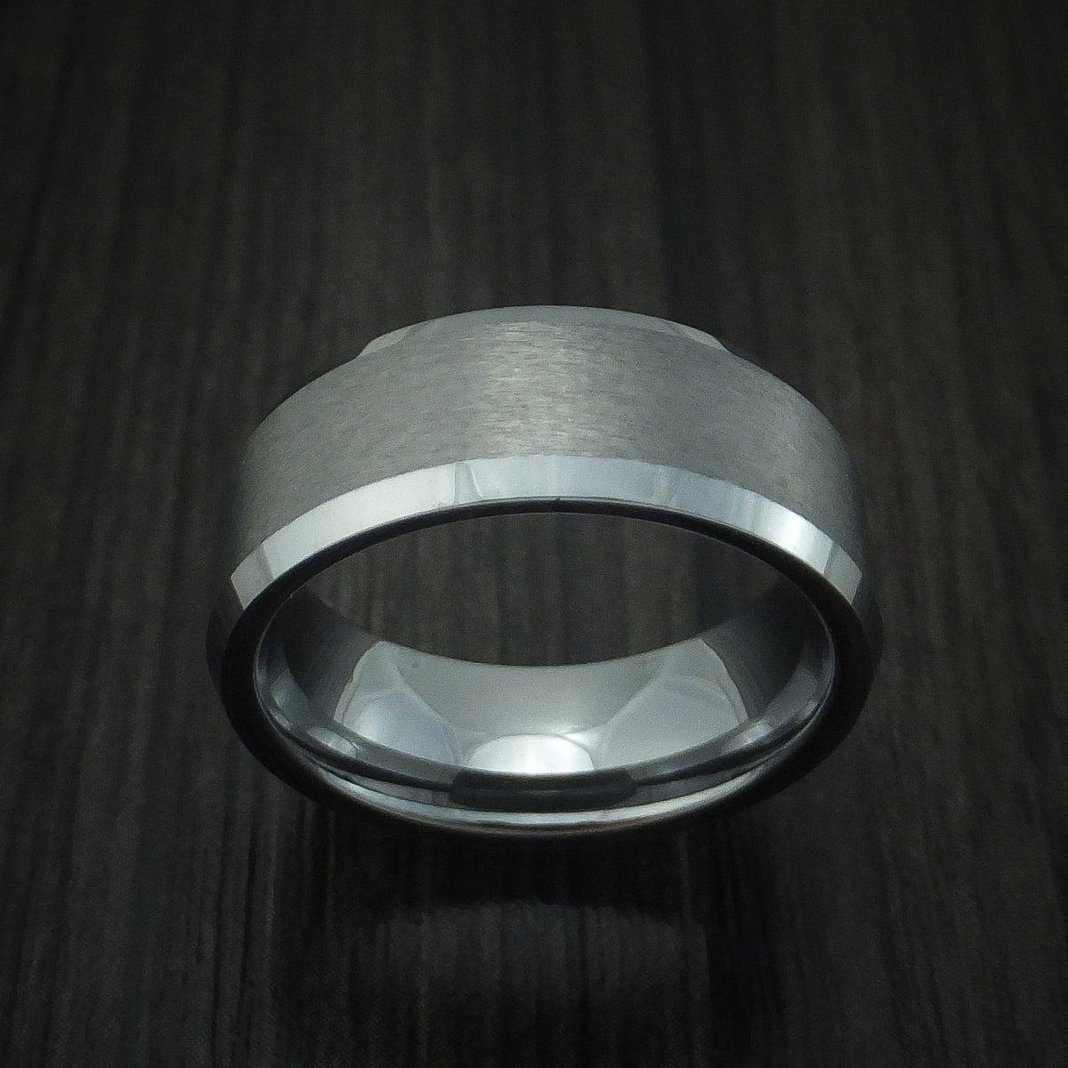 Orion XV - Tungsten Band Men's Wedding Ring - view 2 - Nura Lab