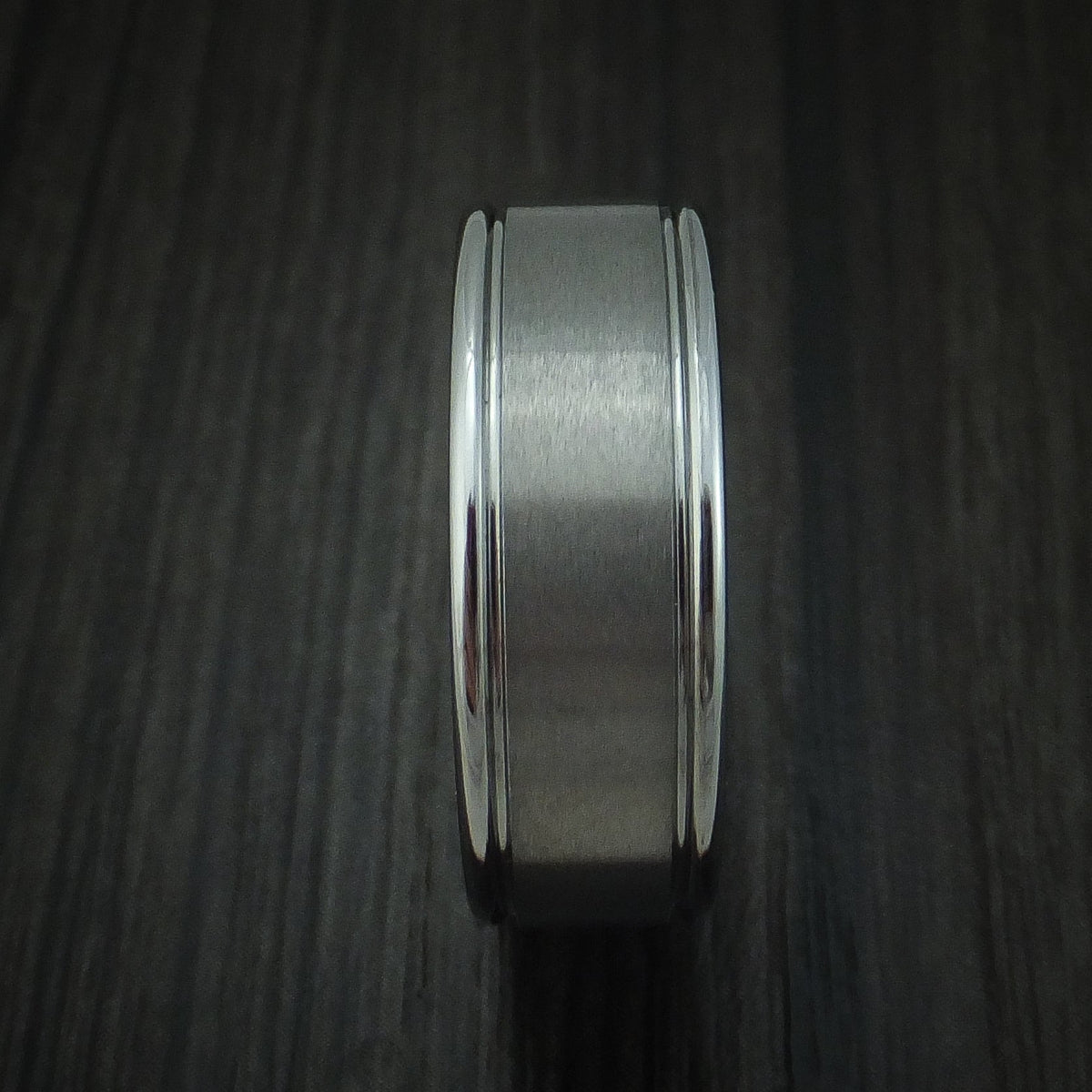 Hunter XV - Tungsten Band Men's Wedding Ring - view 3 - Nura Lab
