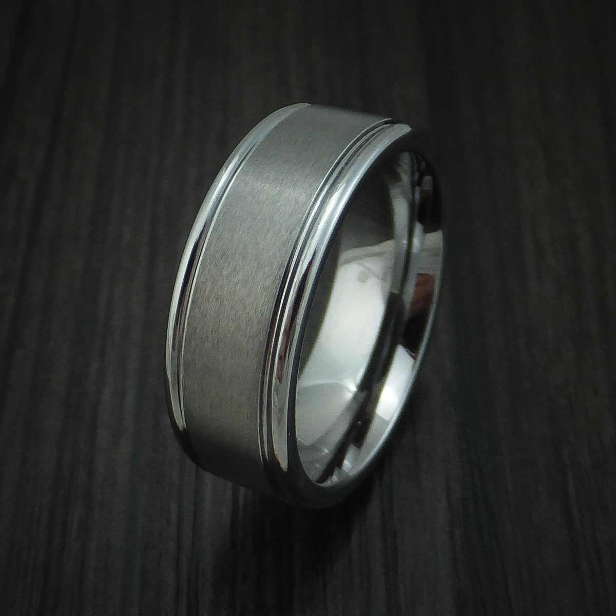 Hunter XV - Tungsten Band Men's Wedding Ring - view 4 - Nura Lab