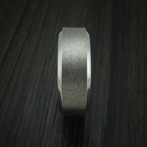 Noble XIV - Cobalt Chrome and Forged Carbon Fiber Men's Wedding Ring - view 3 - Nura Lab