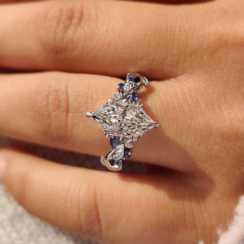 Elodie Hope - Dutch Marquise Diamond Ring in Cluster Setting