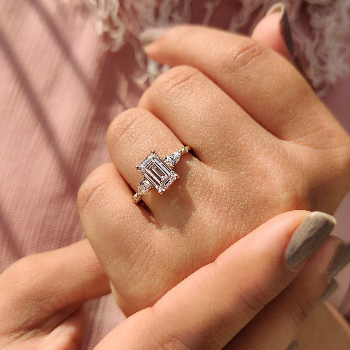 Delphine June - Windlass 3 Stone Diamond Ring