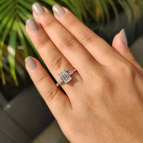 Delphine June - Windlass 3 Stone Diamond Ring