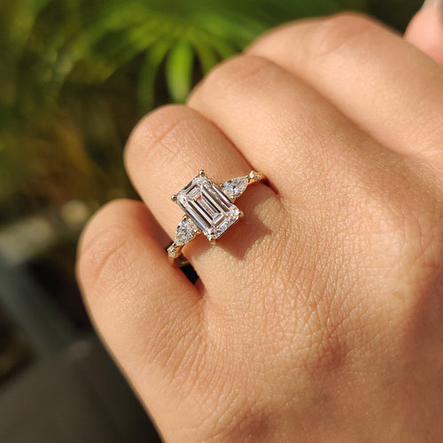 Delphine June - Windlass 3 Stone Diamond Ring
