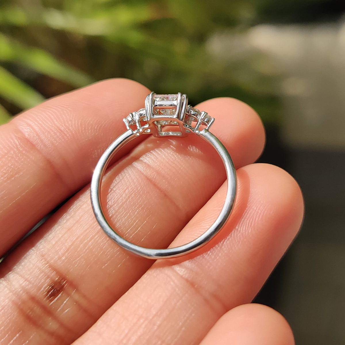 Mirabelle Wren - 5 Stone Radiant Cut Engagement Ring