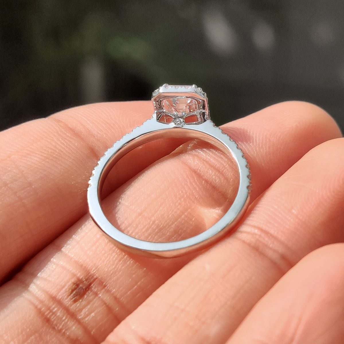 Evangeline Fern - Emerald Engagement Ring in Dazzling Beauty