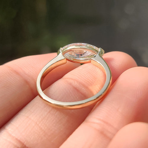 Amara Claire - East To West Marquise Ring In Solitaire Style