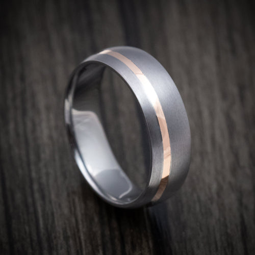 Stonehaven XIII - Tantalum And Gold Men's Wedding Ring - Nura Lab