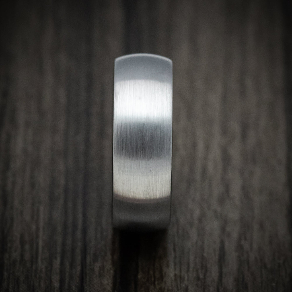 Nomad XVI - Gunmetal Tungsten Men's Wedding Ring with Black Tungsten Sleeve Band - view 3 - Nura Lab