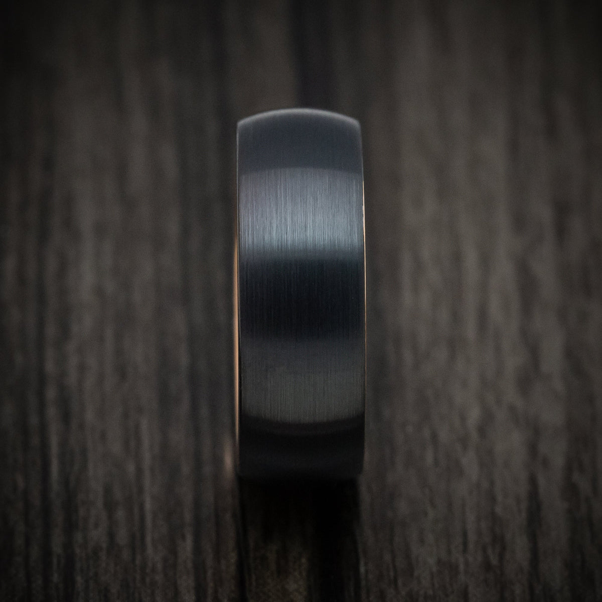 Legacy XV - Black Tungsten Men's Wedding Ring with Golden Tungsten Sleeve Band - view 3 - Nura Lab